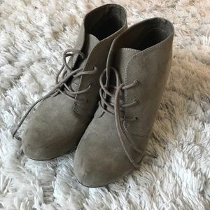 Wedge Booties